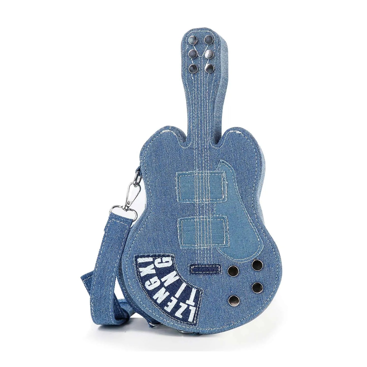 Unique Denim Petite Guitar Bag Handbag Express