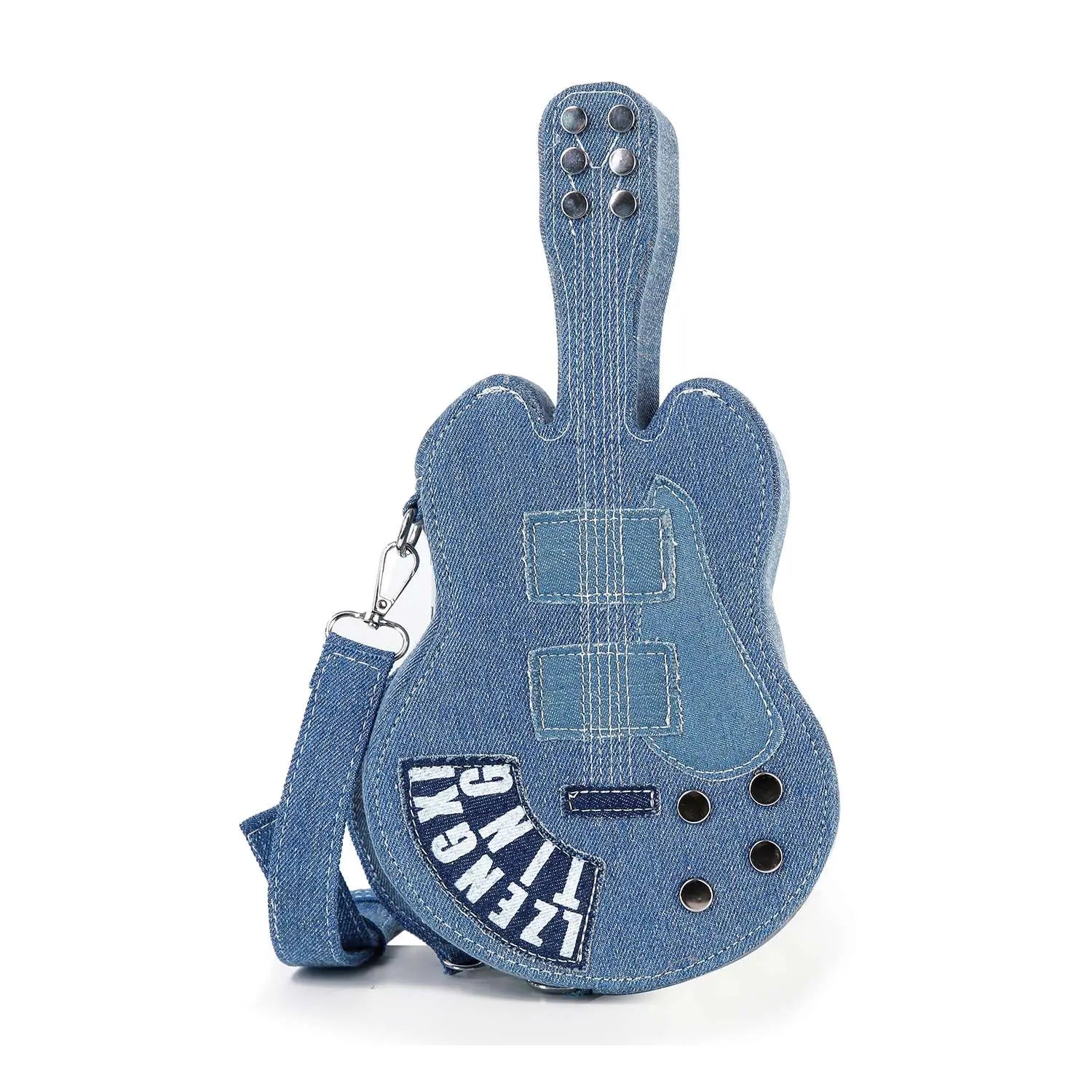 Unique Denim Petite Guitar Bag Handbag Express