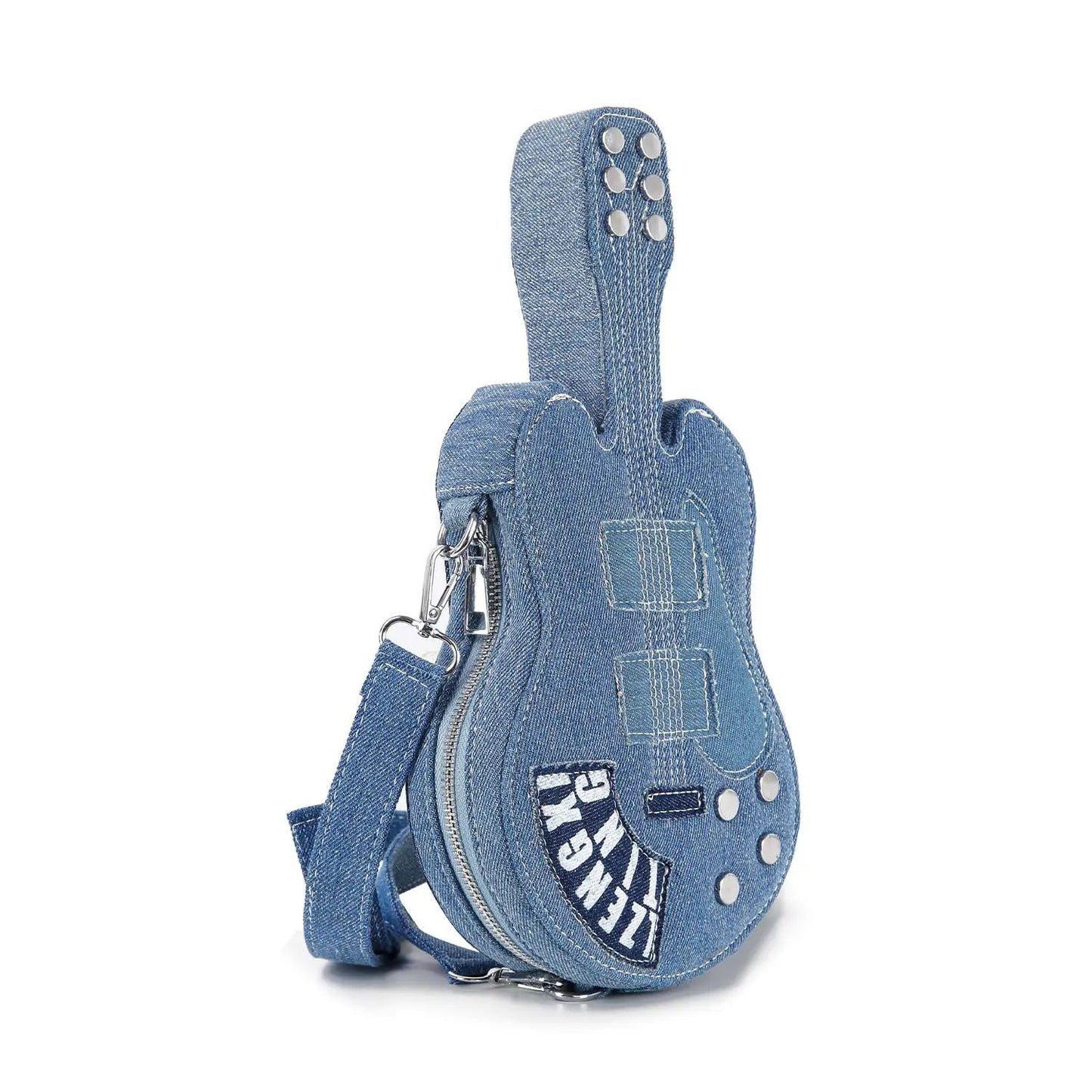 Unique Denim Petite Guitar Bag Handbag Express