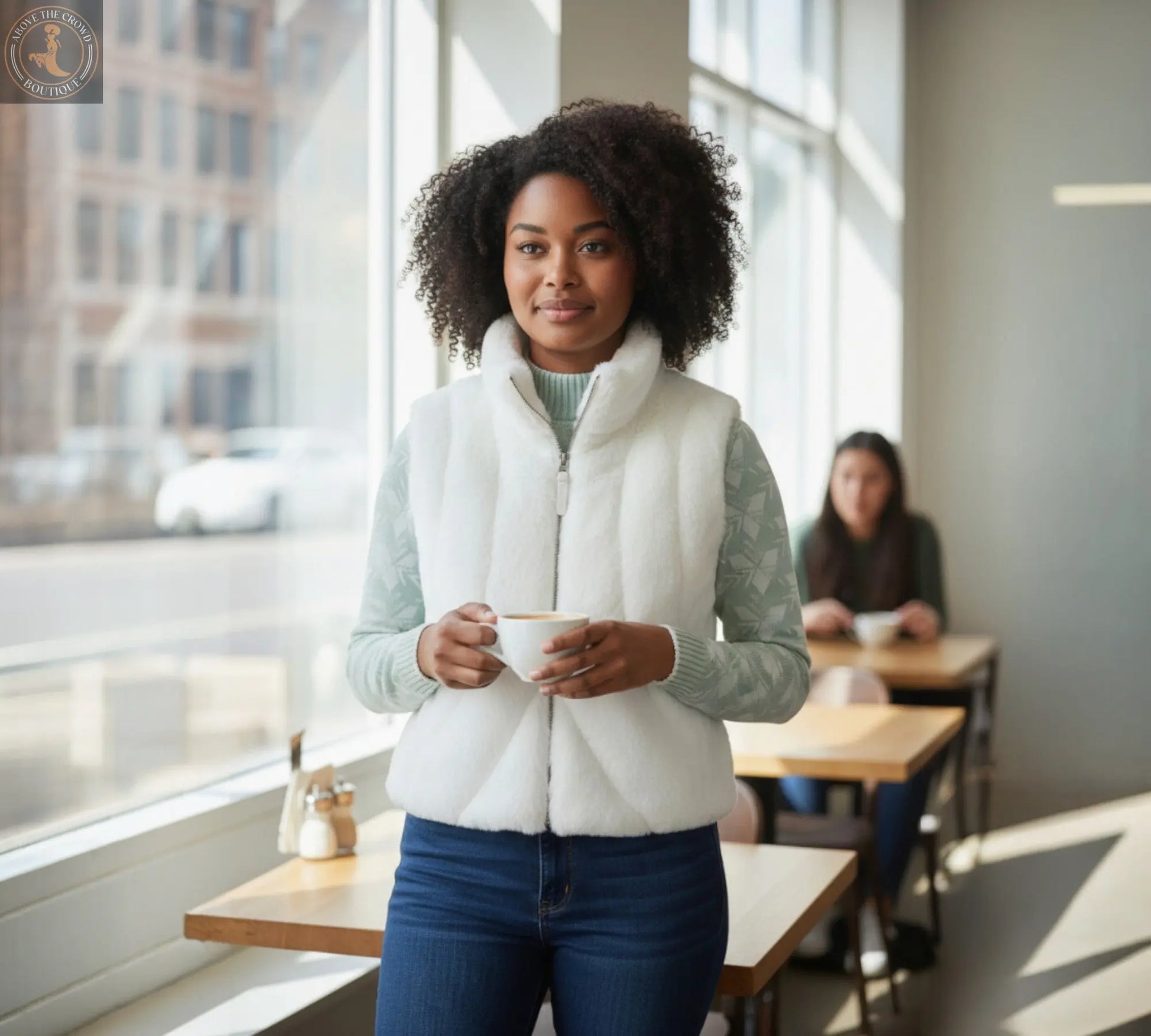 Venere Faux Fur Vest - Above the Crowd Boutique