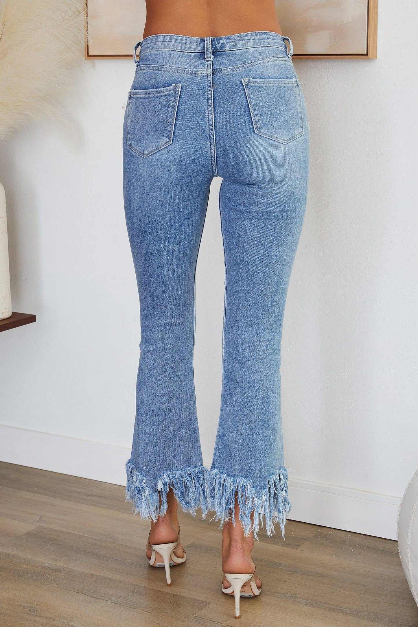 Venti6 Jeans With Fringes TK6603 VENTI6