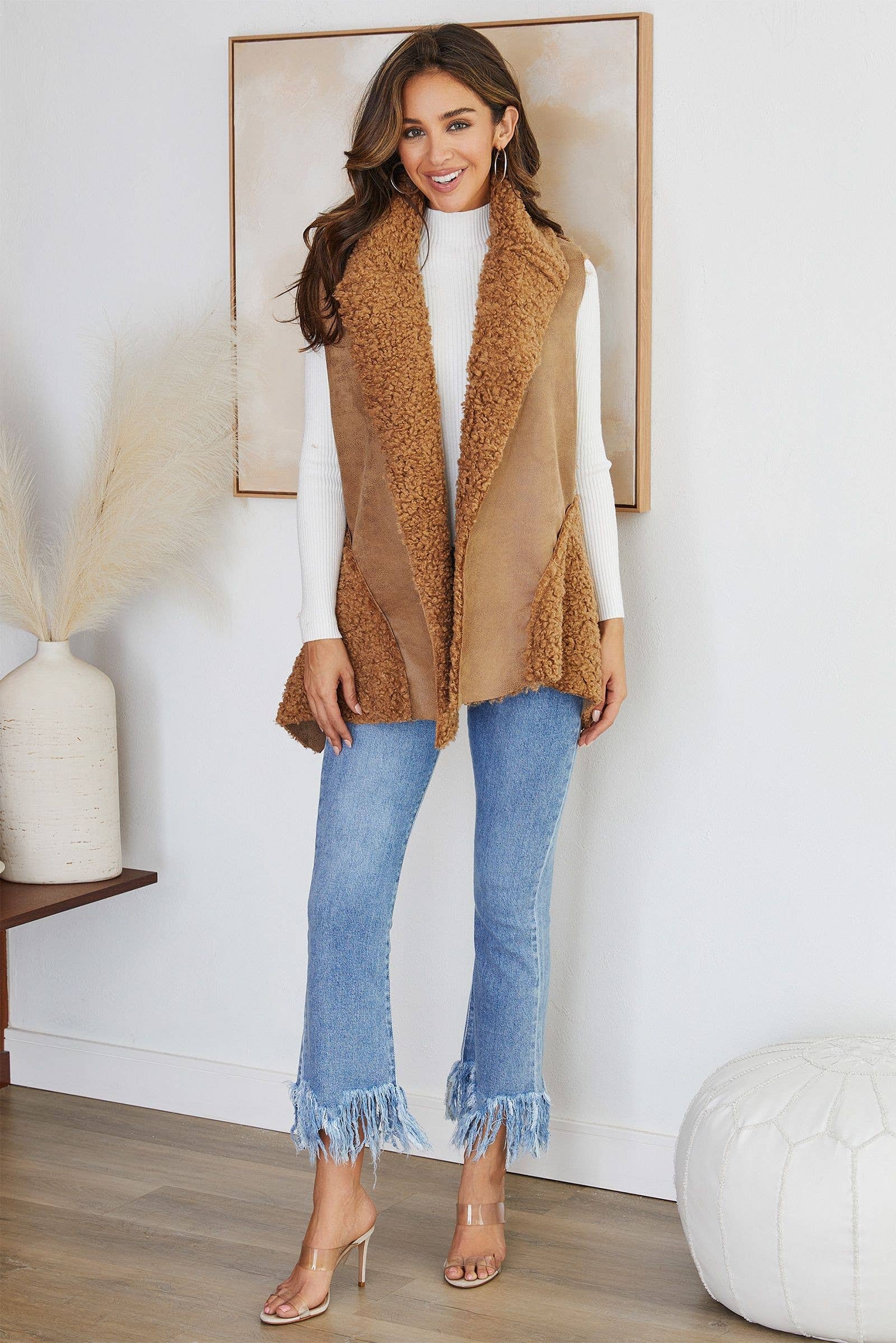 Venti6 Jeans With Fringes TK6603 VENTI6