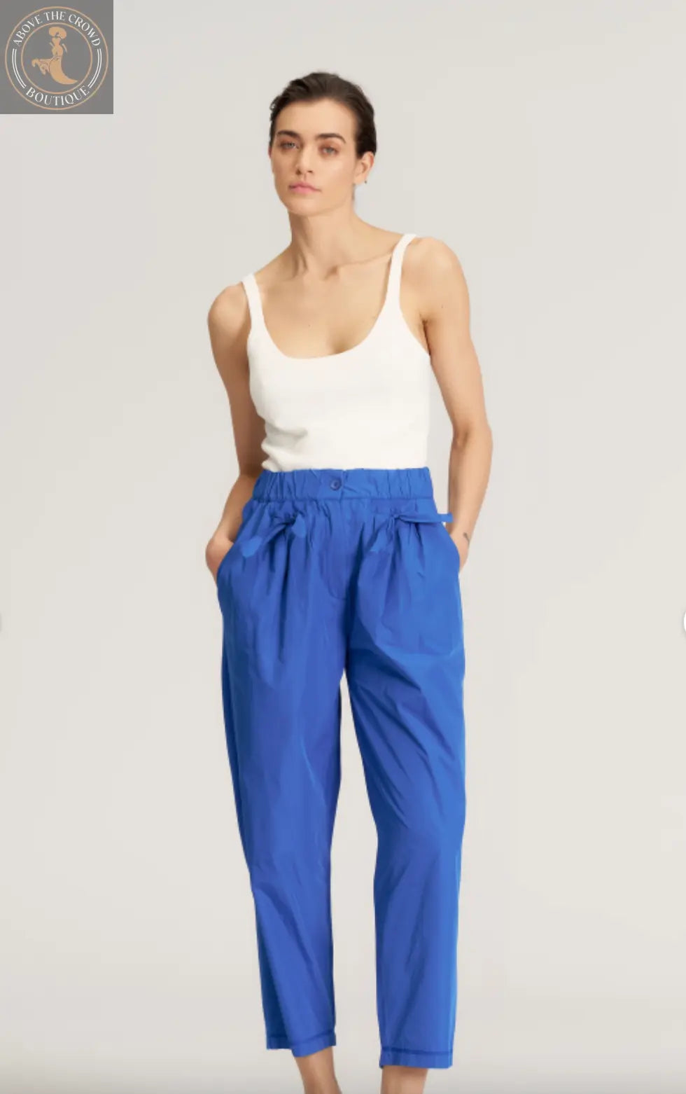 Women Taffeta Fabric Trousers 25SS-BZ3027 Bize