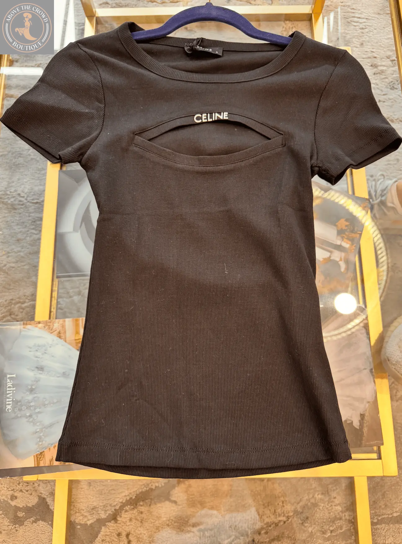 Women Tailored T-Shirt With Front Slit CK2065 Nobello