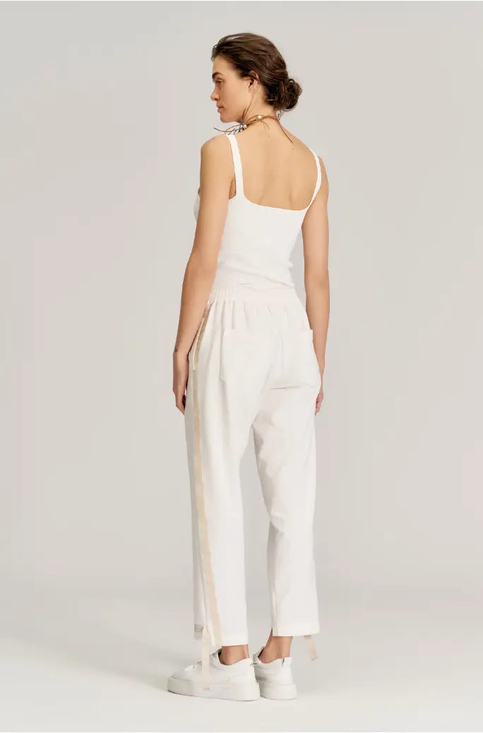 Women Trousers with Mesh Accessories 25SS-BZ3034 Bize