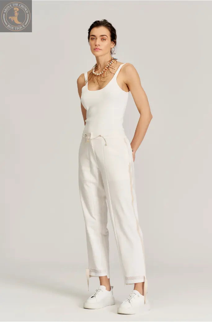 Women Trousers with Mesh Accessories 25SS-BZ3034 Bize