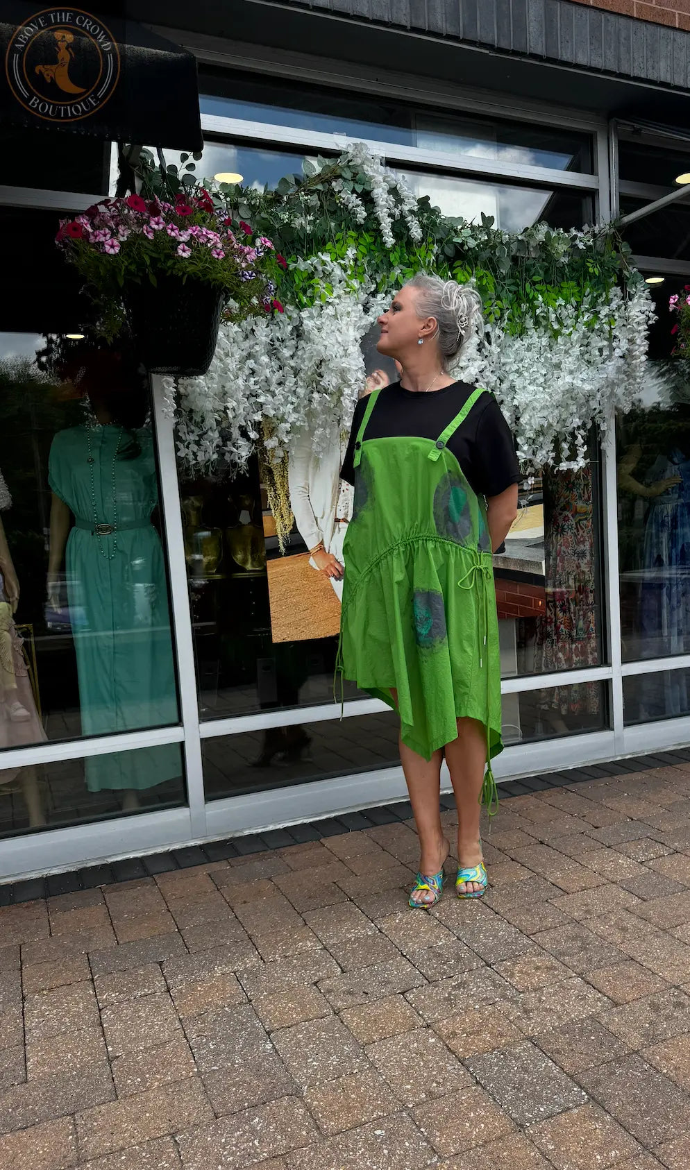 Women's Adjustable Hem Apron Dress Karma