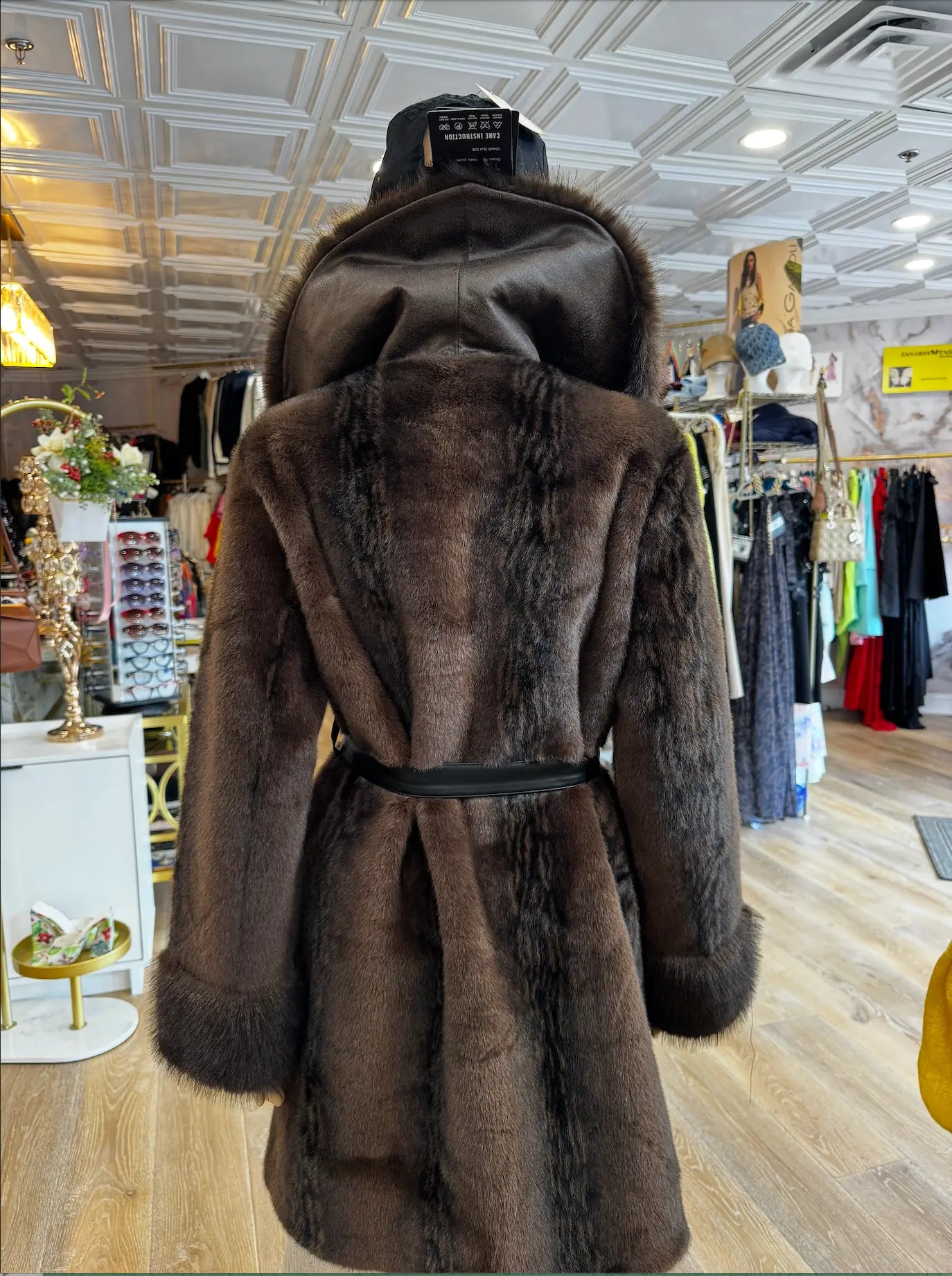 Women's Faux Fur Mink Coat – Distinct European Style Statement Karma