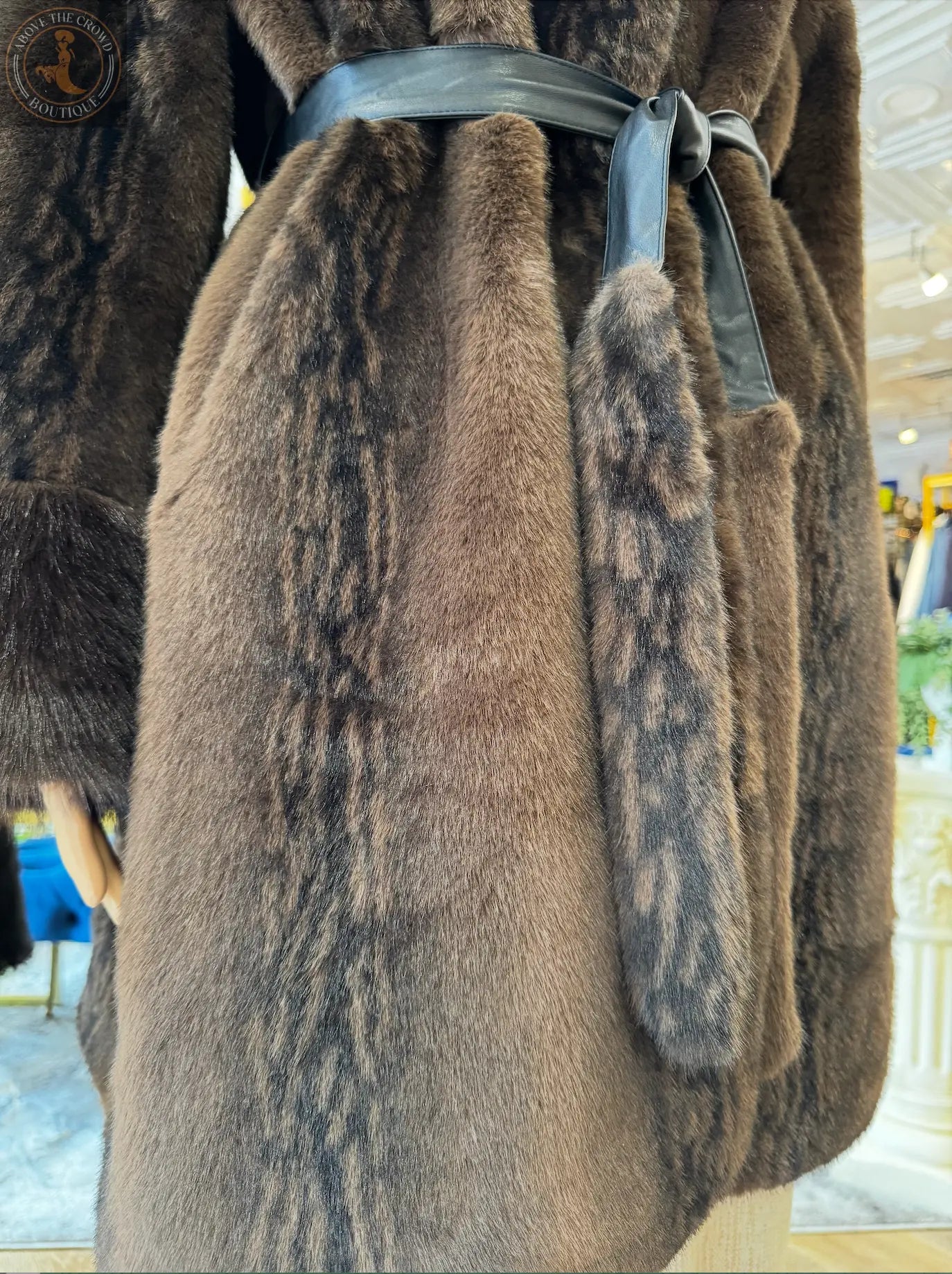 Women's Faux Fur Mink Coat – Distinct European Style Statement Karma