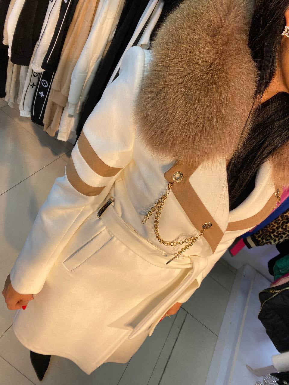 ZF 1420 Women Coat Zanardi Fashion