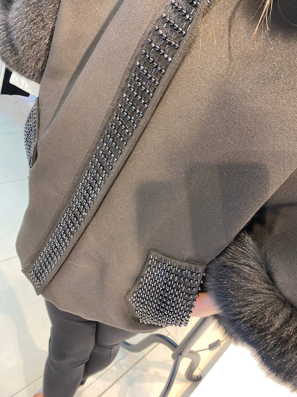 ZF Women Winter Poncho Zanardi Fashion