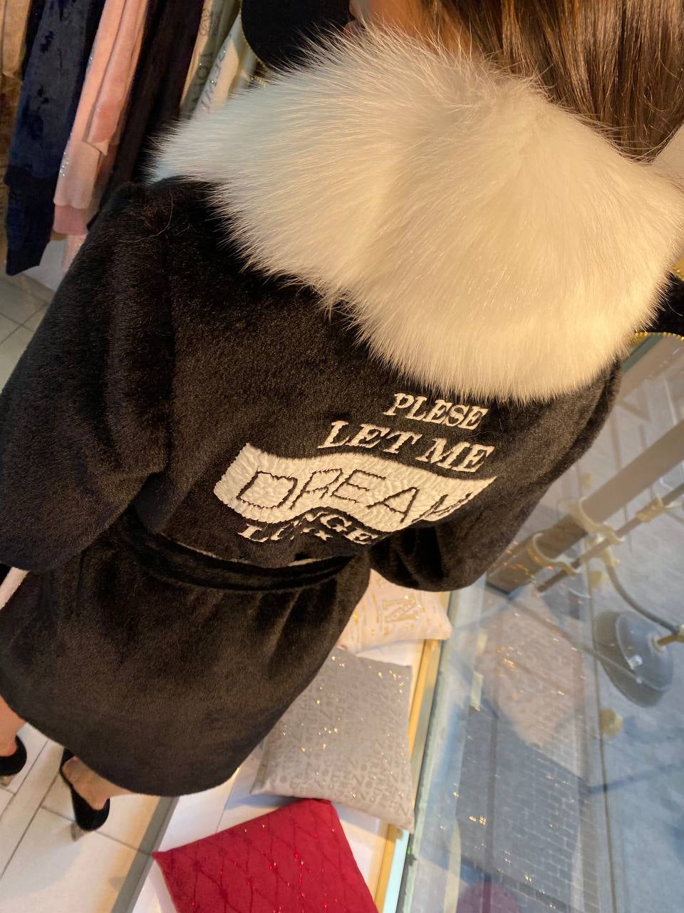 Zanardi Long Black Winter Coat 1441 - Above The Crowd Boutique