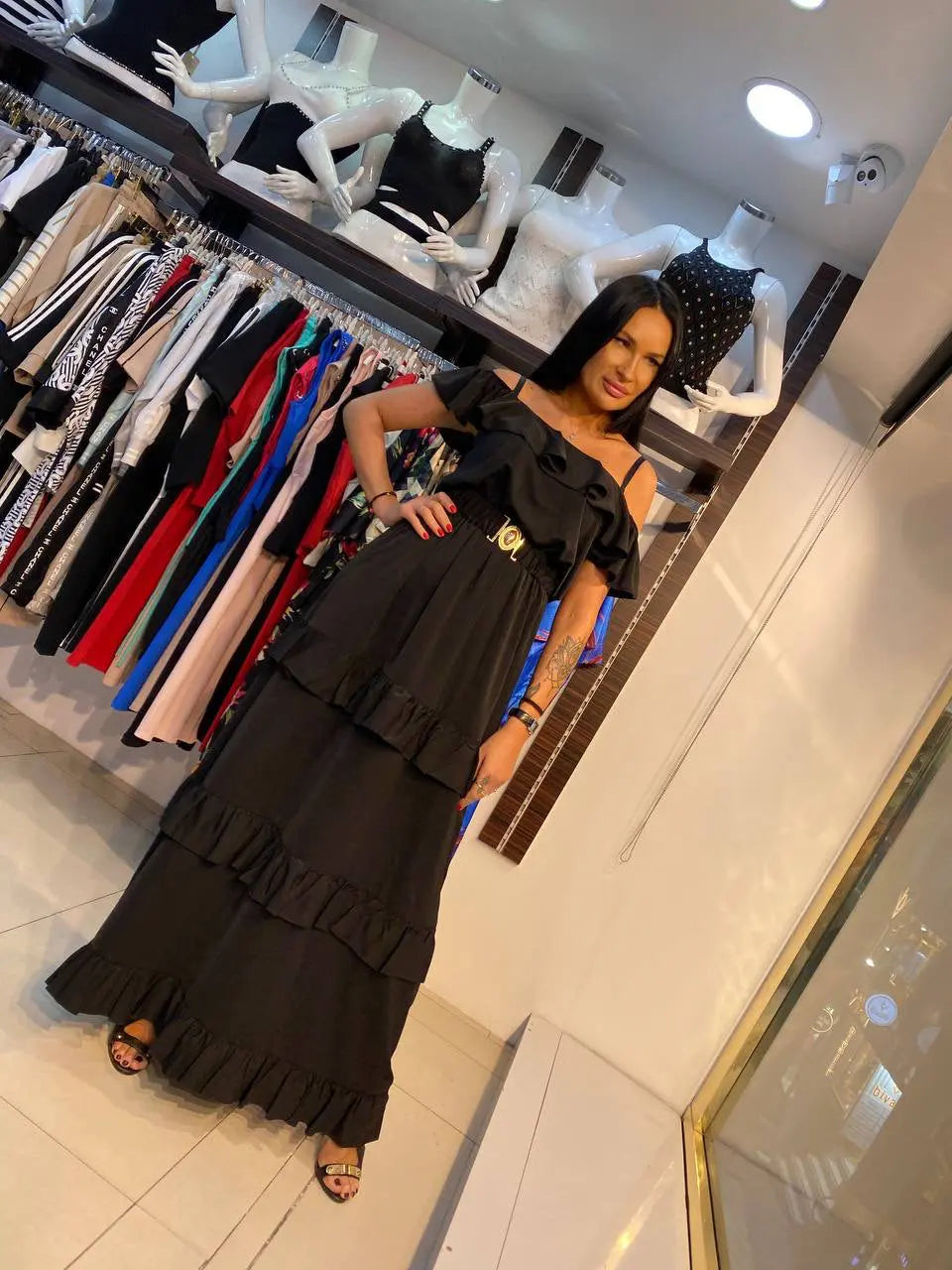 Zanardi Fashion Long Dress SM-8039 Zanardi Fashion