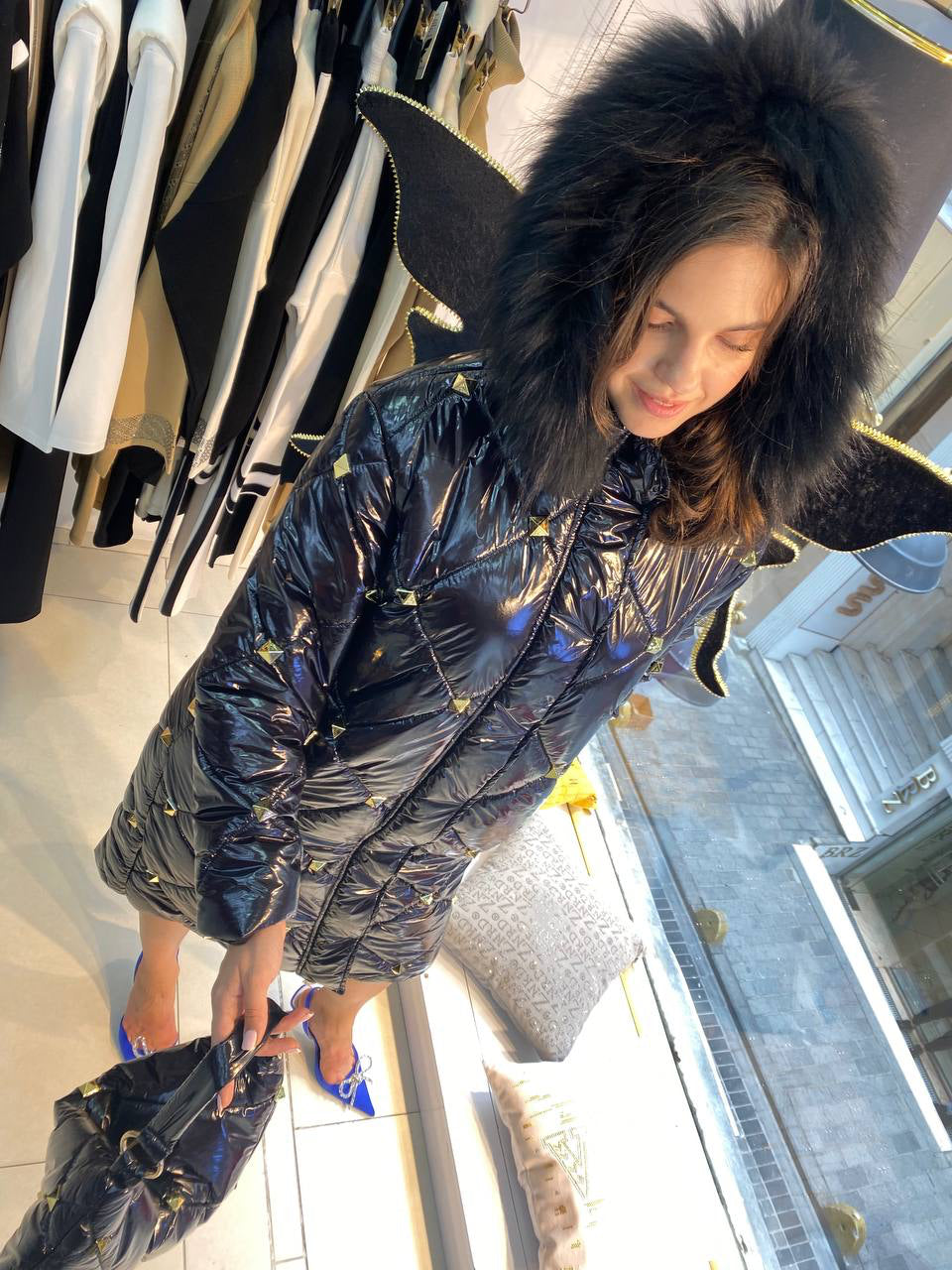 Zanardi Fashion Long Puffer Jacket 50422 Zanardi Fashion