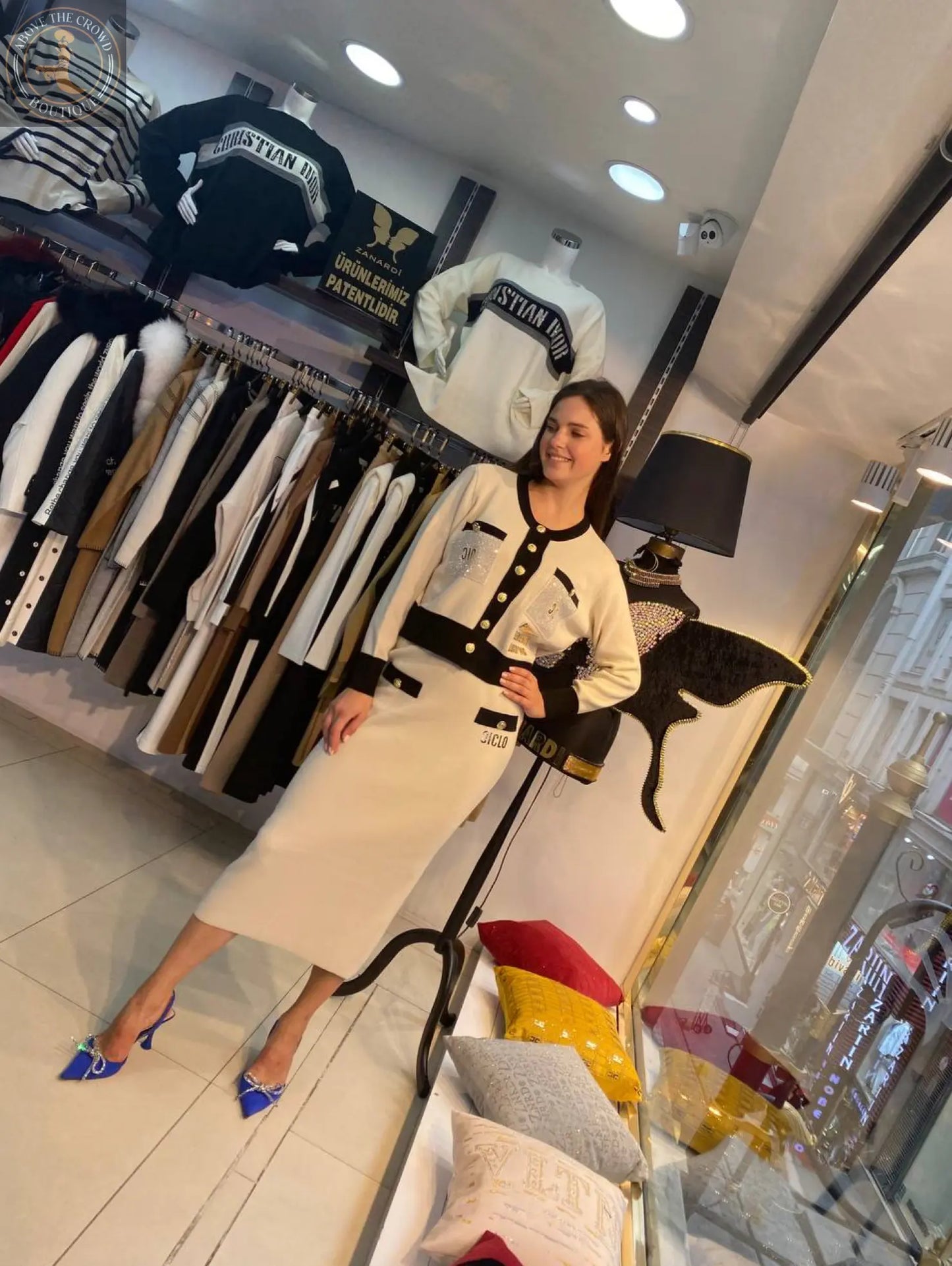 Zanardi Fashion Modern Skirt Suit - One Size Fit All Zanardi Fashion