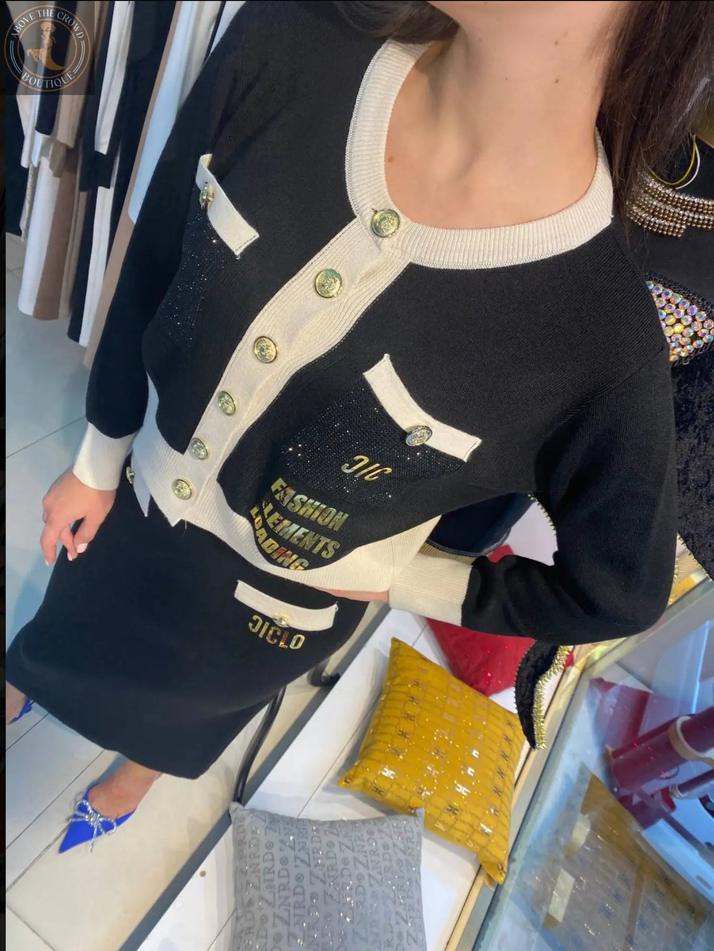 Zanardi Fashion Modern Skirt Suit - One Size Fit All Zanardi Fashion