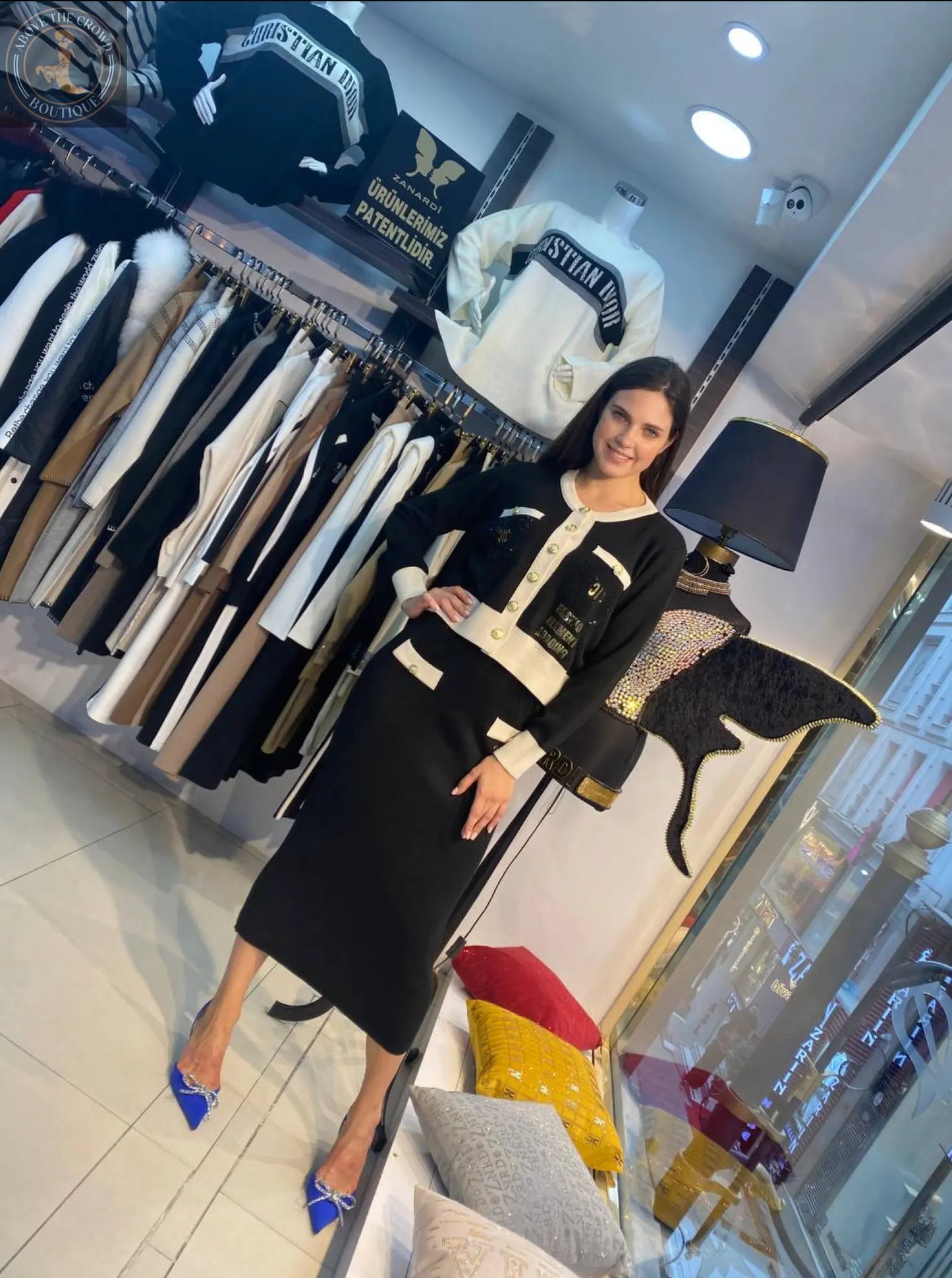 Zanardi Fashion Modern Skirt Suit - One Size Fit All Zanardi Fashion