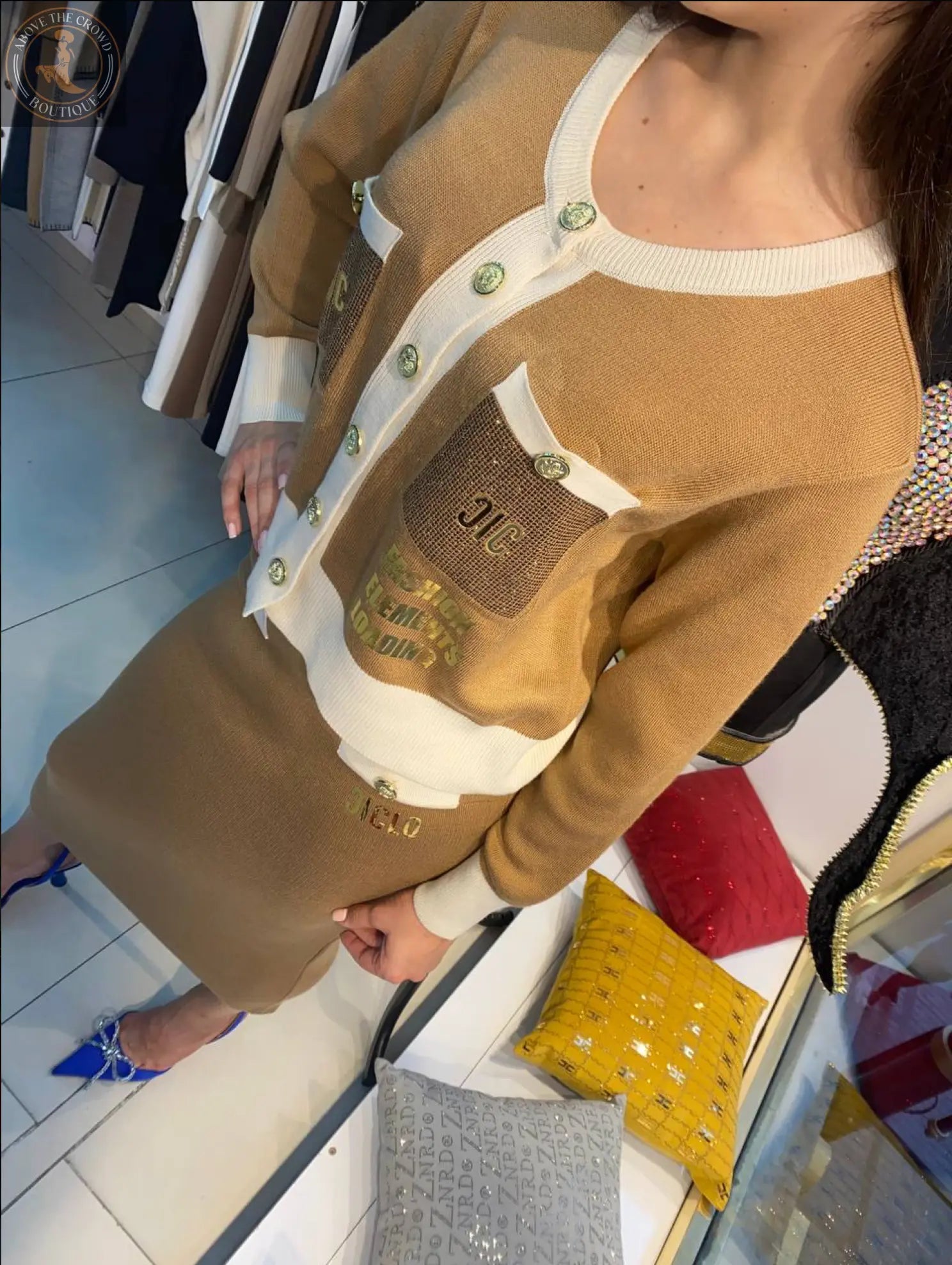 Zanardi Fashion Modern Skirt Suit - One Size Fit All Zanardi Fashion