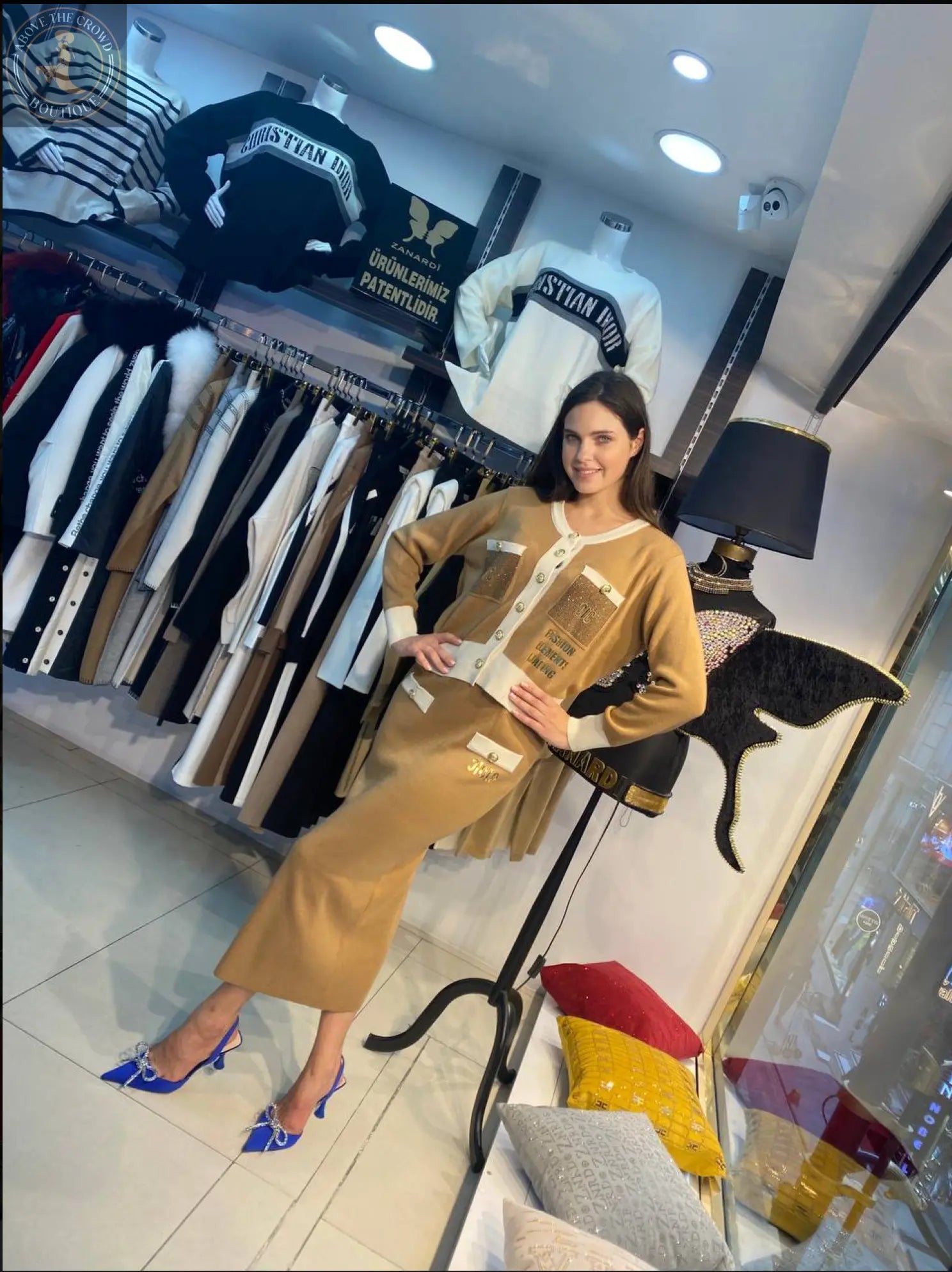 Zanardi Fashion Modern Skirt Suit - One Size Fit All Zanardi Fashion