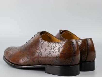 AZ Collection Laser Print Men Shoes - Above The Crowd Boutique