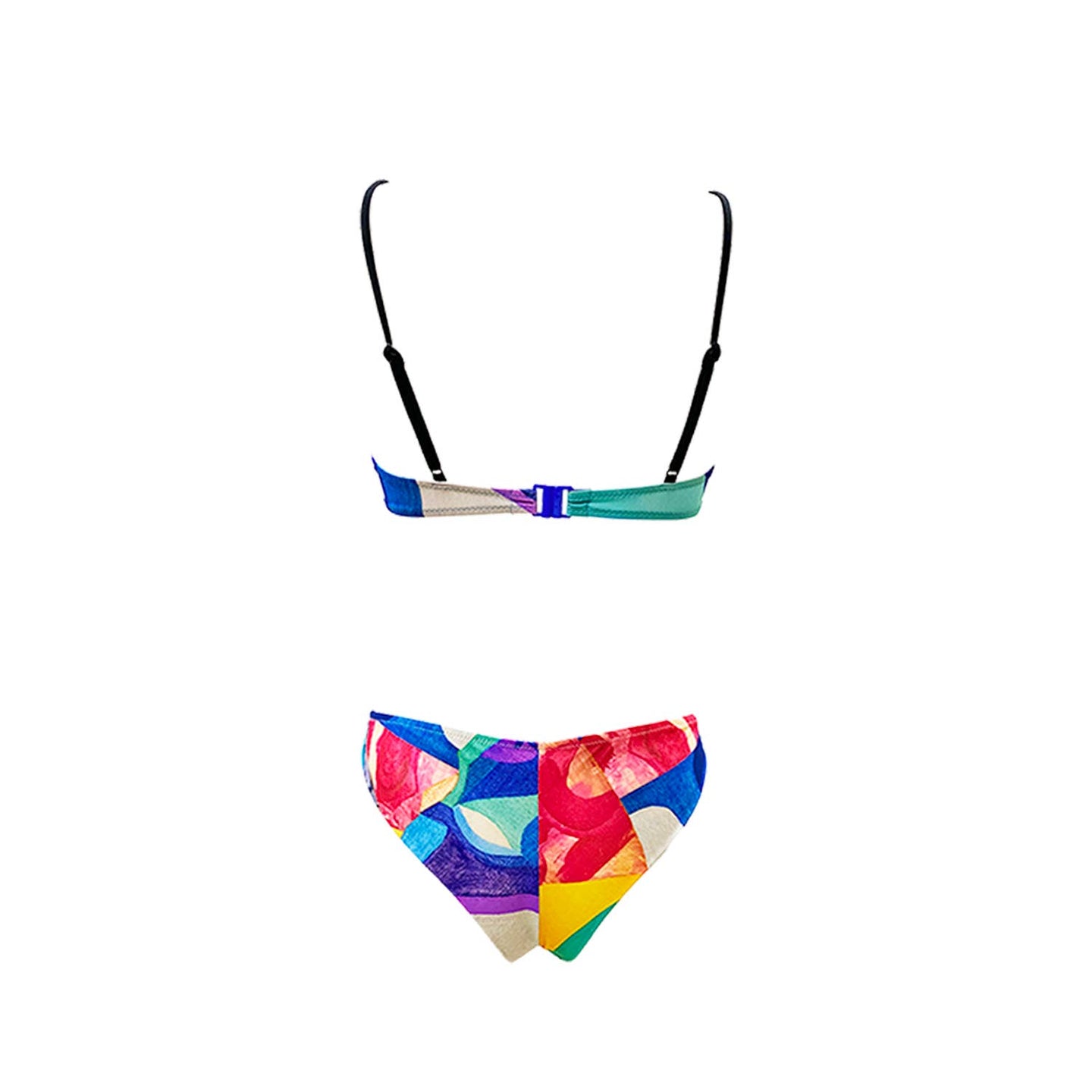 Aulala X Risbo - Art Inspired Triangle Bikini Set - Above The Crowd Boutique