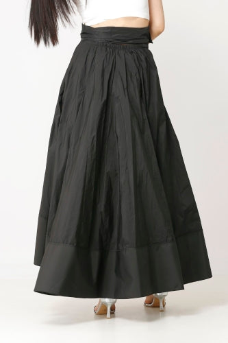 Bize Pleated Taffeta Skirt BZE5049