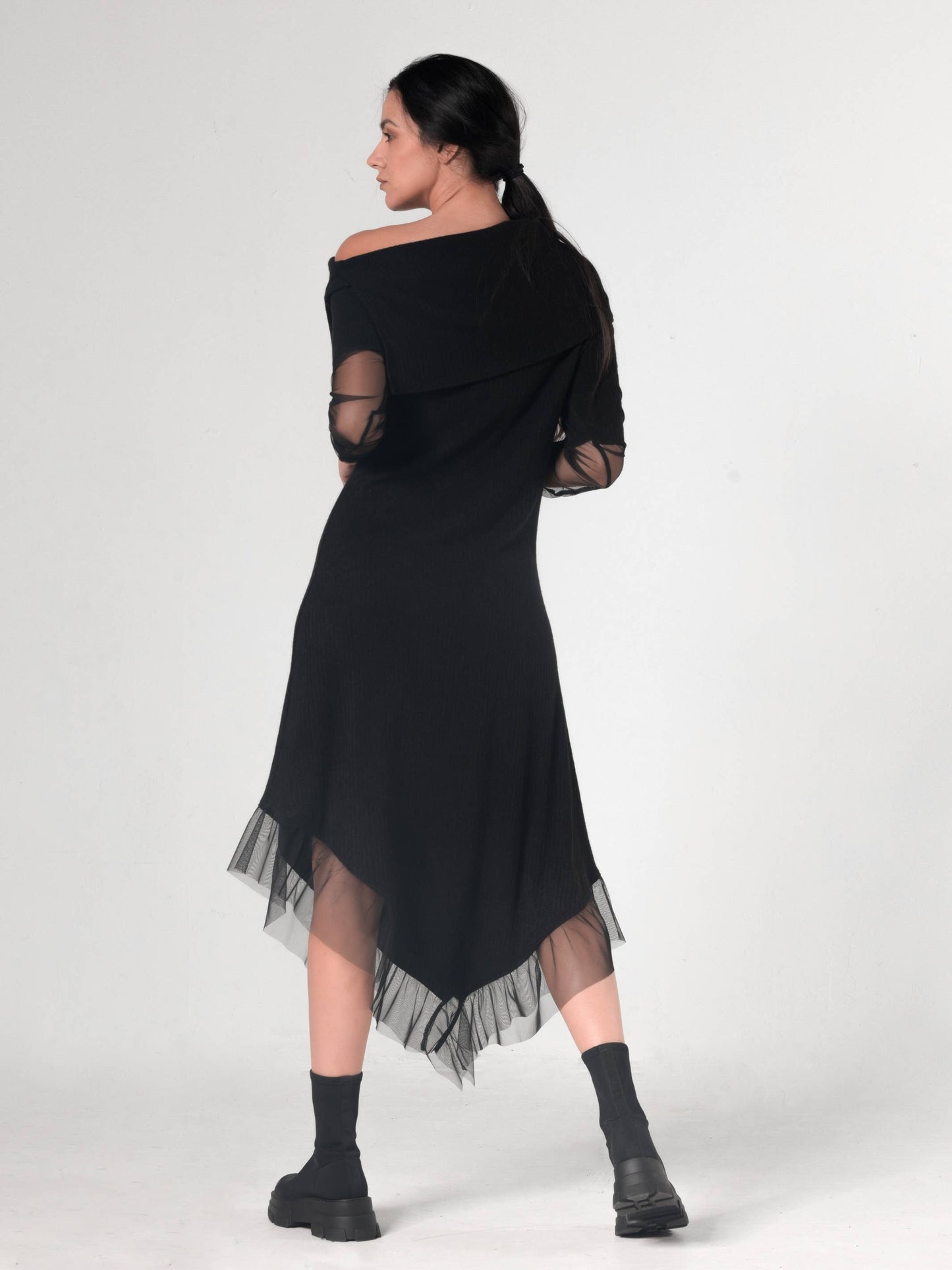 Knitted Long Dress - Above The Crowd Boutique