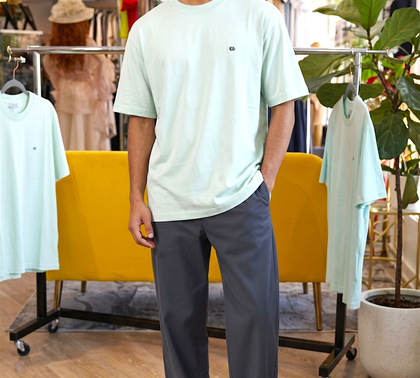 Men’s Premium Cotton T-Shirt - Above the Crowd Boutique
