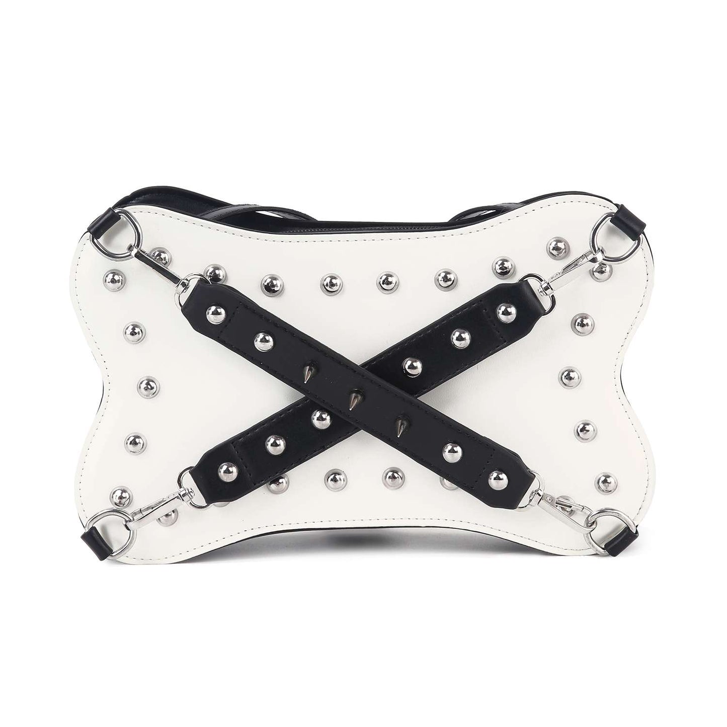 Studded Belted Shoulder Bag 0231