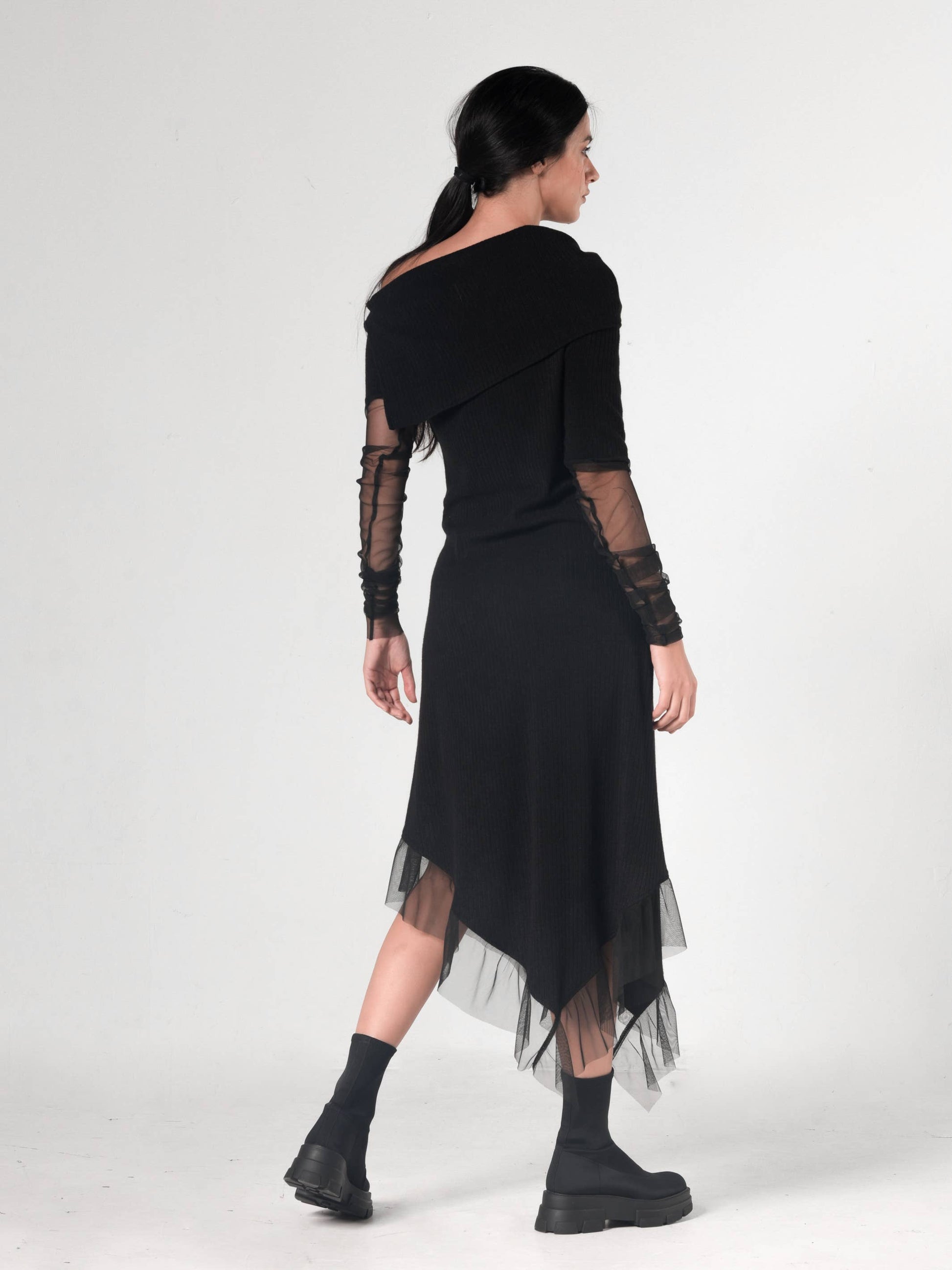 Knitted Long Dress - Above The Crowd Boutique