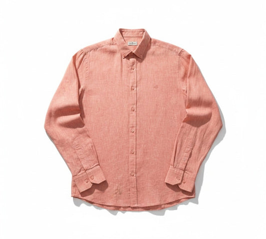 Men's Rosy European Linen Shirt – Distinctive Style & Breathable Comfort