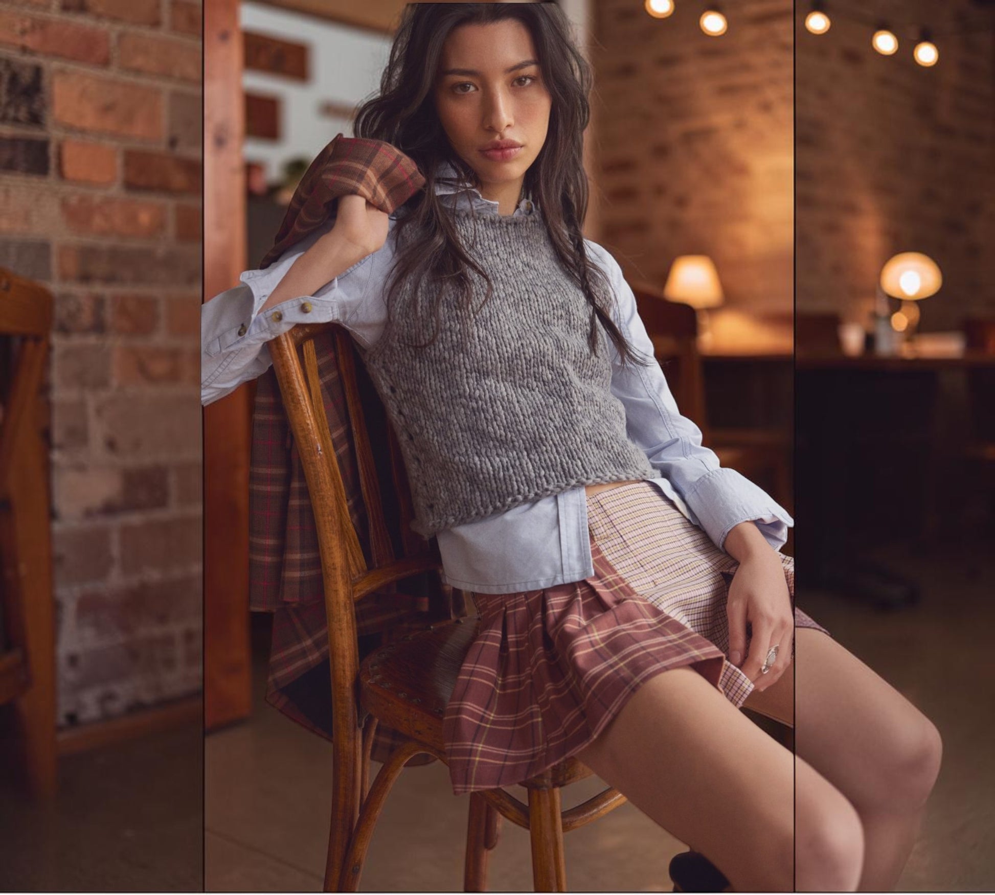 Mixed Plaid Pleated Mini Skirt - Above the Crowd Boutique