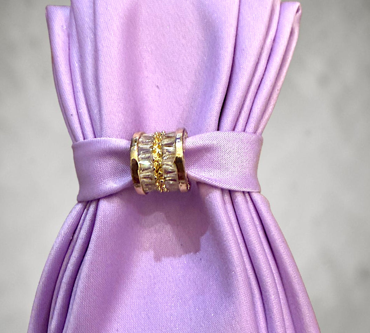 Handmade Lilac Love Statement Necktie with Purple Velvet Choker - Above the Crowd Boutique