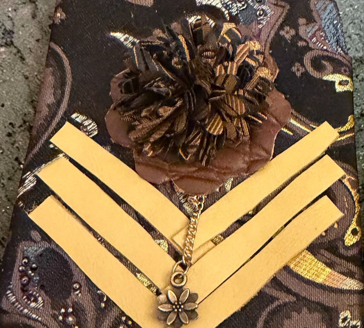 Handmade Paisley Women's Statement Necktie -Above the Crowd Boutique