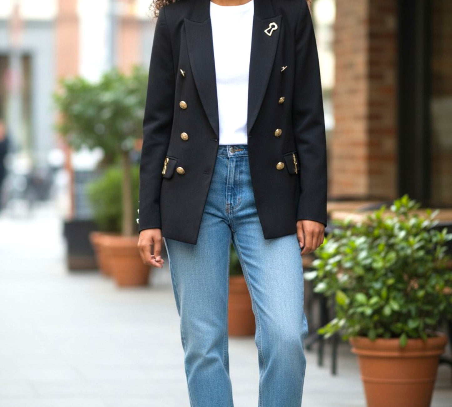 Nobello Double-Breasted Tailored Jacket