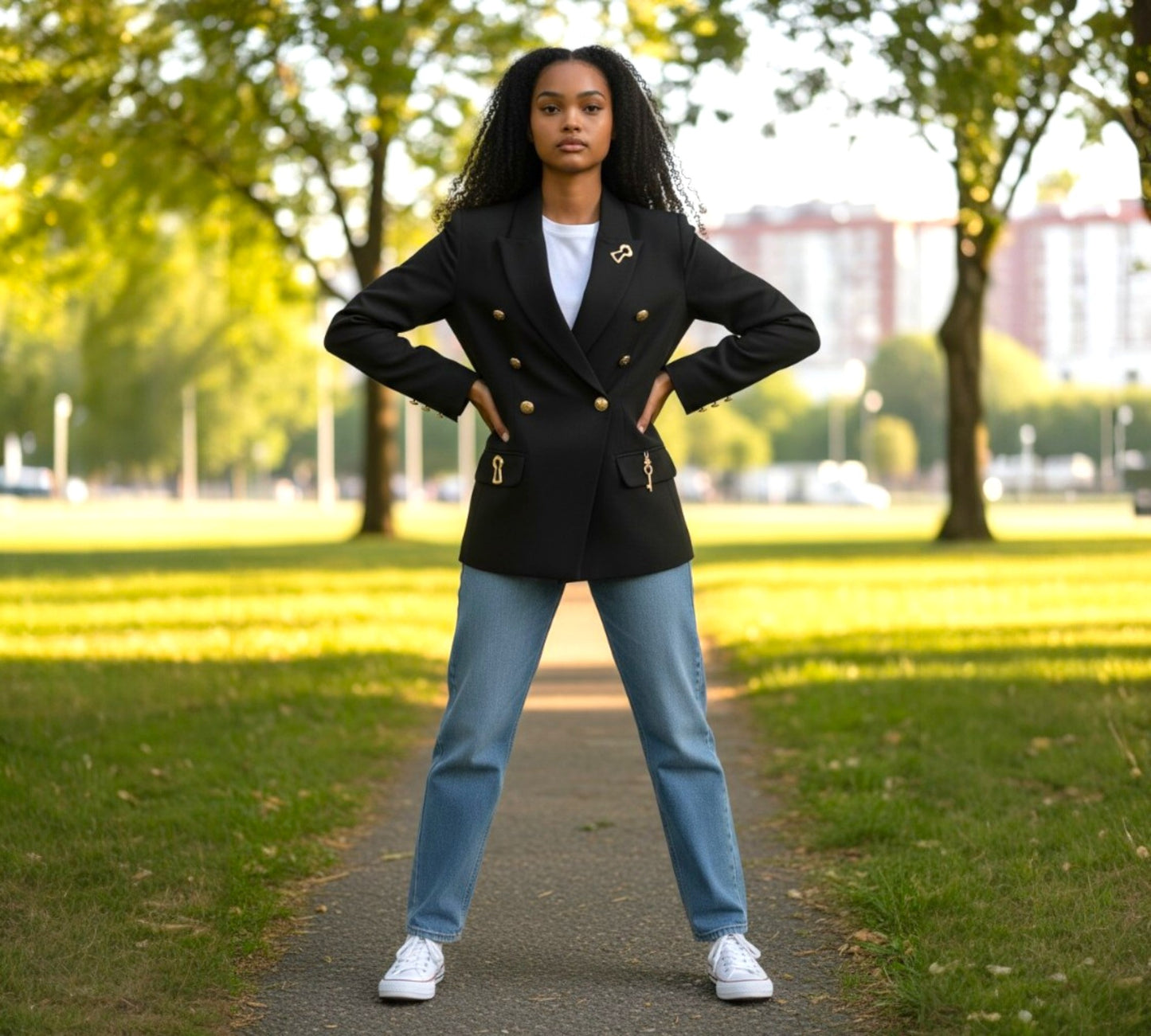 Nobello Double-Breasted Tailored Jacket