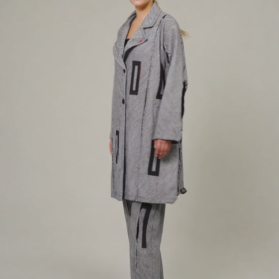 Plus Size Oversized Deconstructed Trench Coat - Above the Crowd Boutique