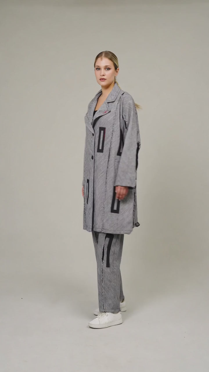 Plus Size Oversized Deconstructed Trench Coat - Above the Crowd Boutique