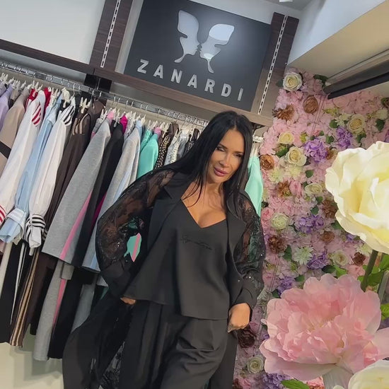 Zanardi Fashion Black Lace Three-Piece Statement Set