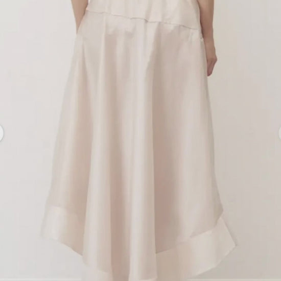 Bize Asymmetrical Flowing Skirt
