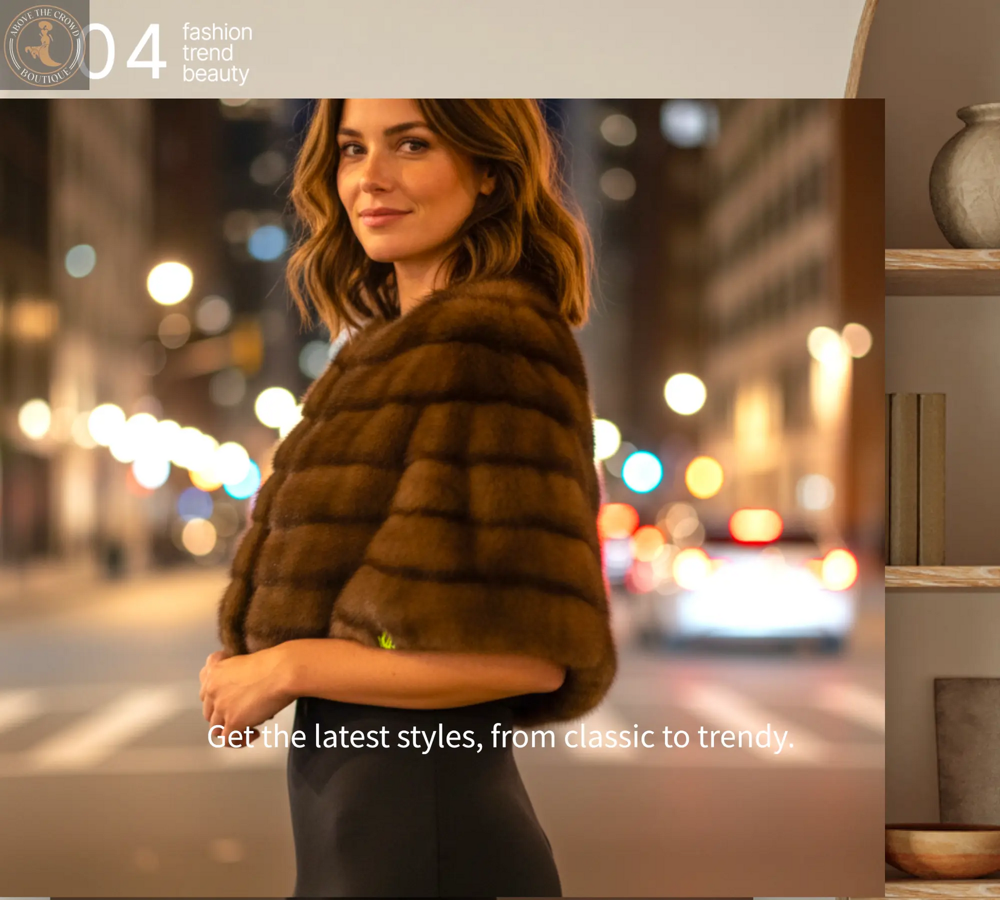  Elegant Brown Striped Shawl For Evening & Winter - Above the Crowd Boutique