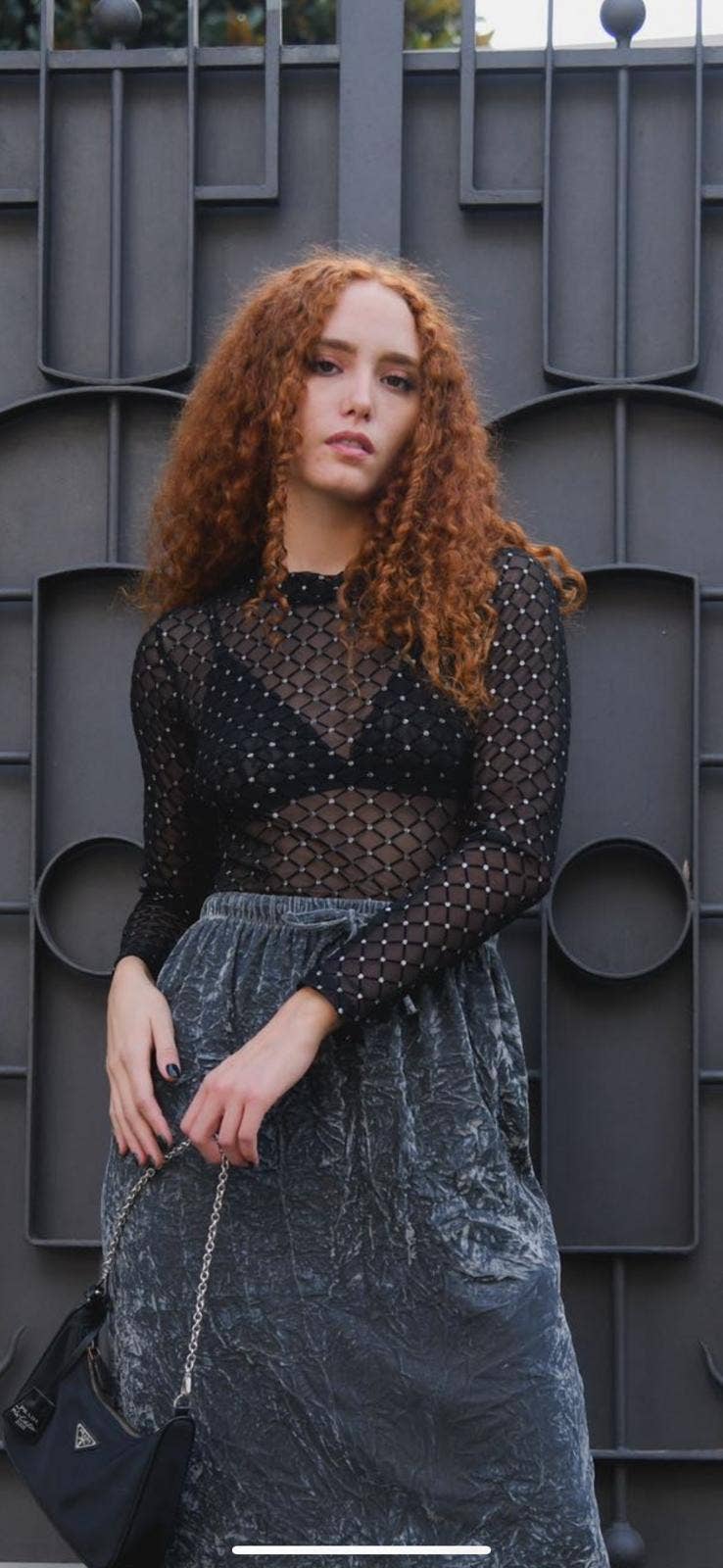 Loriane 13025P High Transparent Glitter Top LORIANE